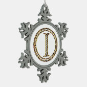 Ornement Flocon De Neige léopard I (Gauche)