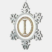 Ornement Flocon De Neige léopard I (Vue impression)