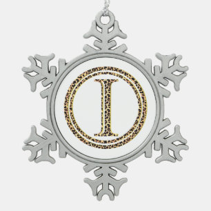 Ornement Flocon De Neige léopard I