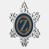 Ornement Flocon De Neige Leopard Z (Vue impression)