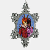 Ornement Flocon De Neige Les Deux de Christmas (Gauche)