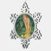 Ornement Flocon De Neige Les fées au clair de lune (Vue impression)