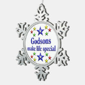 Ornement Flocon De Neige Les filleuls sont spéciaux (Vue impression)