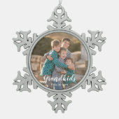 Ornement Flocon De Neige Les petits font la vie grand (Devant)