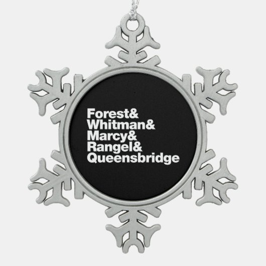 Ornement Flocon De Neige Les Projets (Devant)