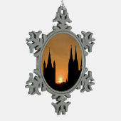 Ornement Flocon De Neige Lever de soleil de Cologne, Allemagne (Gauche)