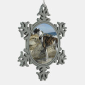 Ornement Flocon De Neige Lévrier (Gauche)
