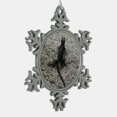 Ornement Flocon De Neige Lézard noir (Gauche)