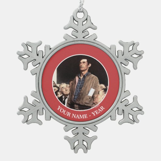 Ornement Flocon De Neige Liberté D'Expression (Devant)