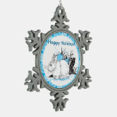 Ornement Flocon De Neige Lièvre (Gauche)