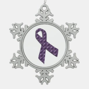 Ornement Flocon De Neige Lilas français