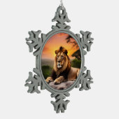 Ornement Flocon De Neige Lion (Gauche)