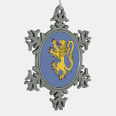 Ornement Flocon De Neige Lion Rampant (Gauche)