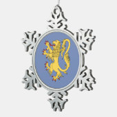 Ornement Flocon De Neige Lion Rampant (Vue impression)