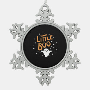 Ornement Flocon De Neige Little Boo, Happy Halloween Vintage Classic