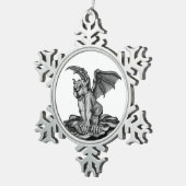 Ornement Flocon De Neige Little Golem Gargoyle (Vue impression)