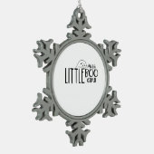 Ornement Flocon De Neige Little Miss Bootiful Retro Classic (Gauche)