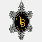 Ornement Flocon De Neige Logo de Long Beach State (Gauche)