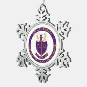 Ornement Flocon De Neige Logo de Phi Alpha Delta (Vue impression)