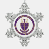 Ornement Flocon De Neige Logo de Phi Alpha Delta (Devant)