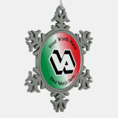 Ornement Flocon De Neige Logo du ministère des Anciens Combattants (Gauche)