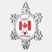 ORNEMENT FLOCON DE NEIGE L'OH CANADA (Vue impression)