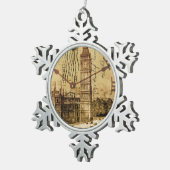 Ornement Flocon De Neige London Tower Pont clocktower big ben (Vue impression)