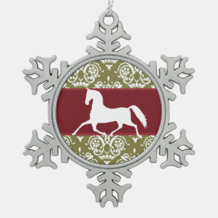 Ornement Flocon De Neige L'Ornement de Noël du Cheval de Trottoir