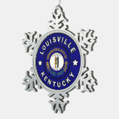 Ornement Flocon De Neige Louisville Kentucky (Vue impression)