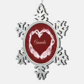 Ornement Flocon De Neige Love Ballet (Vue impression)