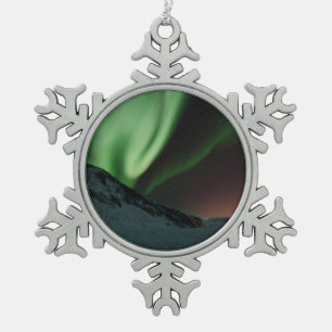 Ornement Flocon De Neige Lumières du nord Norvège de l'aurore