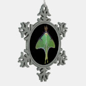 Ornement Flocon De Neige Luna Moth (Gauche)