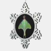 Ornement Flocon De Neige Luna Moth (Vue impression)