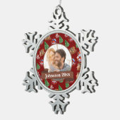 Ornement Flocon De Neige M. et Mme. (Vue impression)