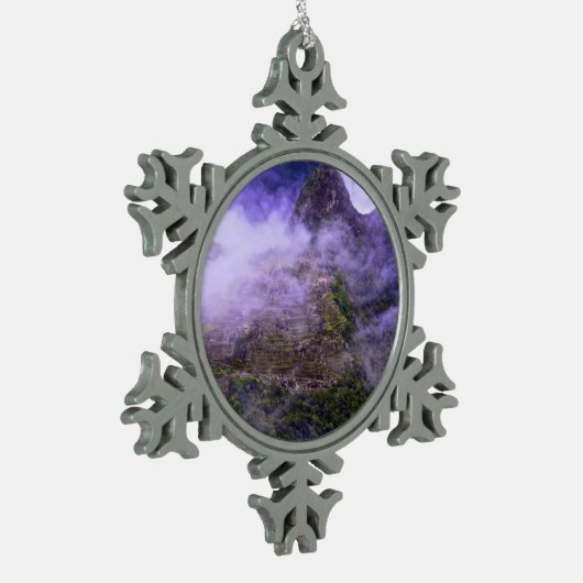 Ornement Flocon De Neige Machu Picchu, Pérou (Gauche)