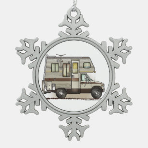 Ornement Flocon De Neige Magnet du campeur rv de ClassC