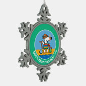 Ornement Flocon De Neige Maisy à la plage (Gauche)