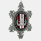 Ornement Flocon De Neige Maître EOD OEF (Gauche)