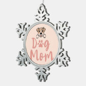 Ornement Flocon De Neige Maman Chien (Vue impression)