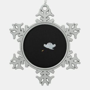 Ornement Flocon De Neige Manger Boire Et Être Effrayant Halloween Tendance