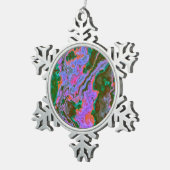 Ornement Flocon De Neige Marbre aigre (Vue impression)