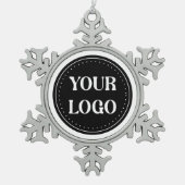 Ornement Flocon De Neige Mariage sur mesure, Élégant, Cadeaux Anniversaires (Devant)