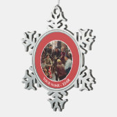 Ornement Flocon De Neige Marine (Vue impression)