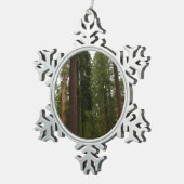 Ornement Flocon De Neige Mariposa Grove dans le parc national de Yosemite (Vue impression)