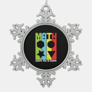 Ornement Flocon De Neige Math Enseignant Math Math vous maintient dans la f