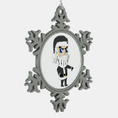 Ornement Flocon De Neige méchant santa claus (Gauche)