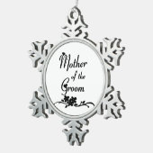 Ornement Flocon De Neige Mère classique de la salle (Vue impression)