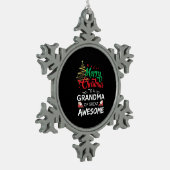 Ornement Flocon De Neige Merry Christmas (Gauche)