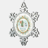 Ornement Flocon De Neige Merry Forest Custom (Vue impression)