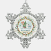 Ornement Flocon De Neige Merry Forest Custom (Devant)